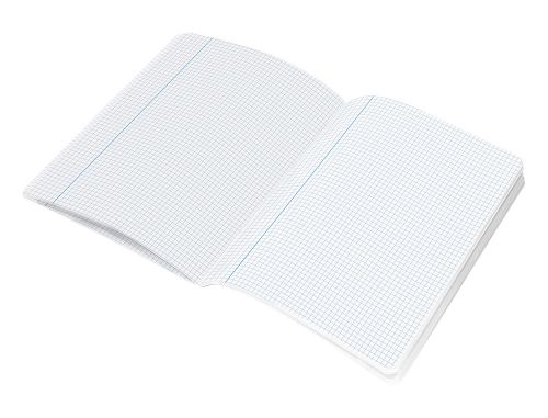 Caderno escolar agrafado liderpapel 80 folhas din a4 quad 60 gr cores sortidas , Liderpapel , 37576 , 8423473375765